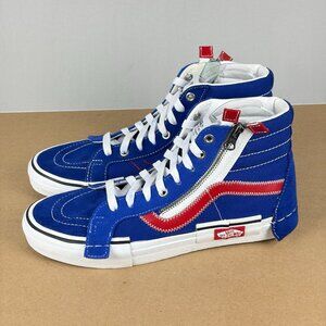 Vans Sk8-Hi Reissue CAP Surf the Web High Top Shoes Mens 8.5 Womens 10 Blue Red